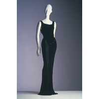 image of gown shown in the 2004 exhibition Not-so-Basic Black: Powerful Presence in 20th Century Dress