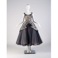 Gown by designer Charles James shown in the 2005 exhibition Sculpture and Drapery: The Art of Fashion