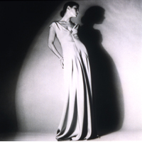 A fashion photograph by Skrebneski of a 1965 Kleibacker dress