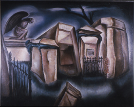 Natalie Eynon Grauer
Ici Repose
1946
Oil on canvas
36" x 30"