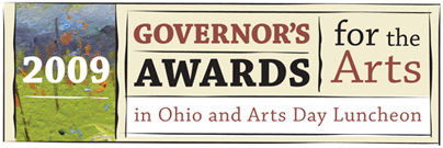 2009 Governor's Awards for the Arts in Ohio logo