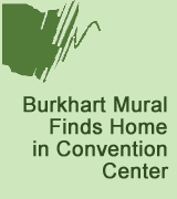 Burkhart Mural Finds Home in Convention Center