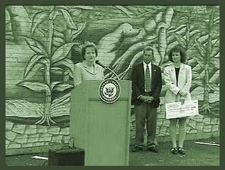 U.S. Representative Marcy Kaptur, Martin Nagy, Christy Farnbauch.