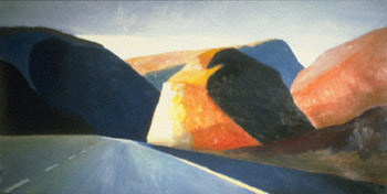 William Reed Simon 
Freeway Mountain Gap, 1997 
oil on canvas 
courtesy of the artist 