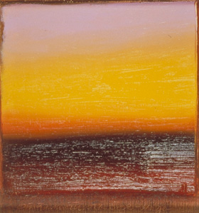 Vlada Vukadinovic 
Untitled , May 1997 
oil on panel, 9" x 6 1/4" or 
22.75 cm x 15.75 cm