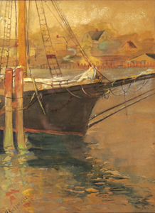 Harriet Kirkpatrick
Docked
1910
Watercolor on paper
