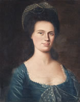 Portrait of Polly Parkman Bradshaw Foster by Edward Savage (1761-1817), ca. 1786, Oil on canva