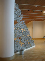 Image of installaion work by Nathaniel Parsons titled As The River Grows
