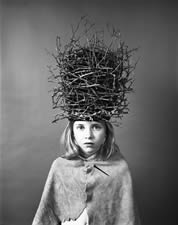 Image of photo print titled Twig Helmet by Dennis Savage