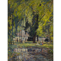 Image of a painting titled Winona, The Pool by William Forsyth