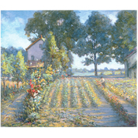 image of a painting by Karl Kappes titled The Kappes Garden