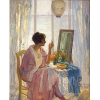 image of a painting by Pauline Palmer titled The Morning Sun