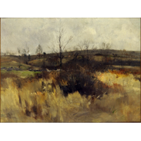 image of a painting by John Twachtman titled Landscape