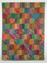 image of a quilt by Kent Williams titled Take Five