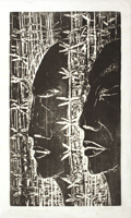 Image of a print by Angela Hampel titled Ariadne