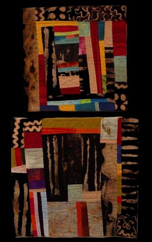 image of a quilt by Marla Hattabaugh titled JmH & RmH