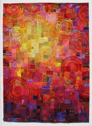 image of a quilt by Carol Taylor titled Sunlit