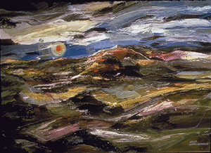 Image of gouache painting by Viktor Schreckengost