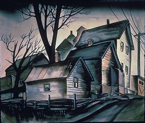 Image of watercolor by Russell Eisenhut