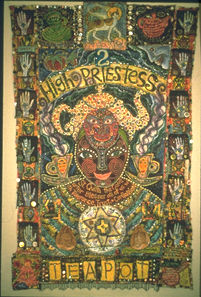 Susan Shie & James Acord, The Teapot/High Priestess (card #2 of The Kitchen Tarot)