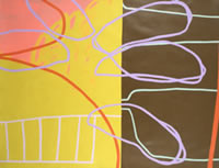 Image of latex painting by Paige Williams titled Gentle Disregard