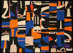 image of a quilt by Pat Budge titled Refraction #17: About Herbin