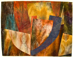 image of a quilt by Andree Fredette titled Tunicates 1