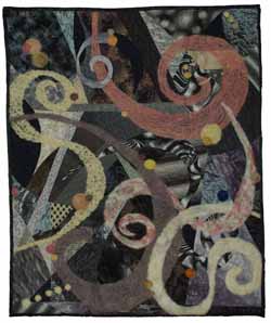 image of a quilt by Hsin Chen Lin titled Spirals of Thoughts